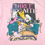 Vintage 80's American Bad Dog "Three Dog Nite" Graphic Pocket T-Shirt