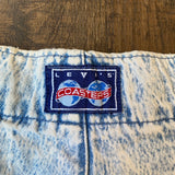 Vintage 1999 Levi's Coaster Acid Wash Jean Shorts