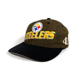 Vintage 90's Pittsburgh Steelers Grid Hat