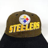 Vintage 90's Pittsburgh Steelers Grid Hat