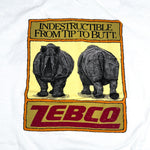 Vintage 90's Zebco Rhino Rods Fishing T-Shirt