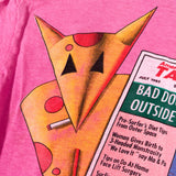 Vintage 80's Bad Dog American Tattler Tabloid T-Shirt