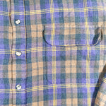 Vintage 80's Sears Roebuck Plaid Flannel Shirt