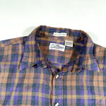 Vintage 80's Sears Roebuck Plaid Flannel Shirt