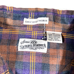 Vintage 80's Sears Roebuck Plaid Flannel Shirt