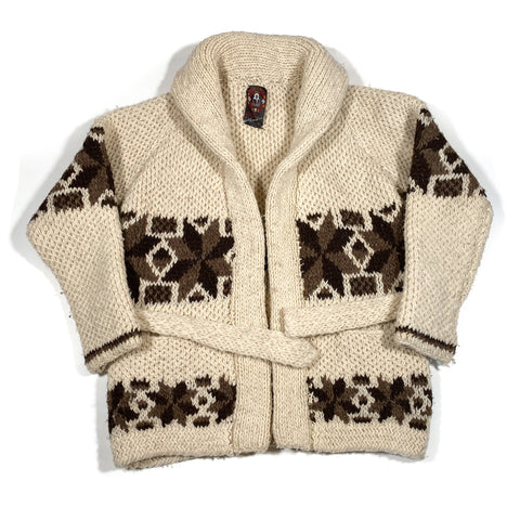 Vintage 70's Angela Campos De Morris Cowichan Sweater