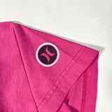 Modern Y2K Hurley Pink Logo Surf Skate Graphic T-Shirt