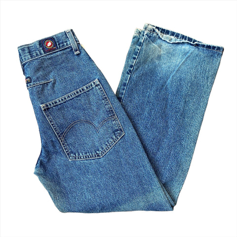 Vintage 2000 Flamehead JNCO Baggy Denim Jeans
