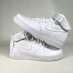 Modern 2007 Nike Air Force 1 Mid ’07 White 315123-111 Size 9.5 Deadstock Shoes