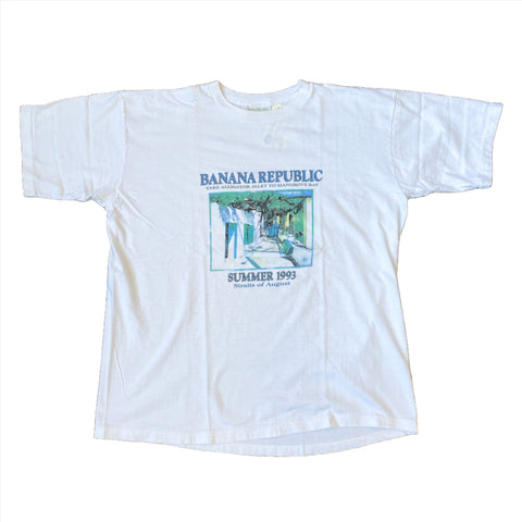 Vintage 1993 Banana Republic Straits of August T-Shirt