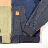 Modern Y2K Carhartt Colorblock Full Zip Hooded Jacket