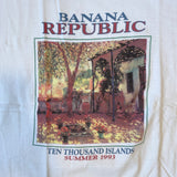 Vintage 1993 Banana Republic Ten Thousand Islands T-Shirt