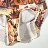 Vintage 70's Sears Western Cowboy Print Running Athletic Shorts