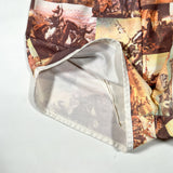 Vintage 70's Sears Western Cowboy Print Running Athletic Shorts