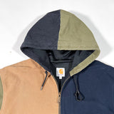 Modern Y2K Carhartt Colorblock Full Zip Hooded Jacket