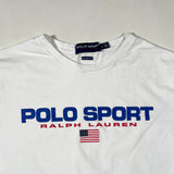 Vintage Y2K Polo Sport Ralph Lauren USA Flag Logo T-Shirt