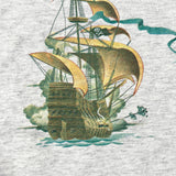 Vintage 90's Shipwreck Rum Caribbean Map Graphic T-Shirt