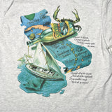 Vintage 90's Shipwreck Rum Caribbean Map Graphic T-Shirt