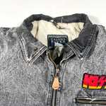 Vintage 80's KISS Patched Canyon River Blues Distressed Jacket