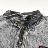 Vintage 80's KISS Patched Canyon River Blues Distressed Jacket