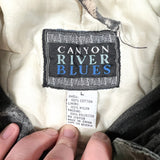 Vintage 80's KISS Patched Canyon River Blues Distressed Jacket