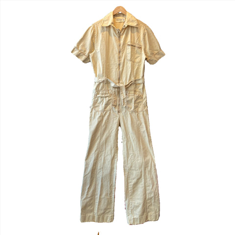 Vintage 70's Outlooks Short Sleeve Jumpsuit Coveralls