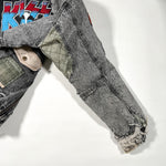 Vintage 80's KISS Patched Canyon River Blues Distressed Jacket