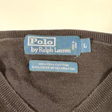 Vintage 90's Ralph Lauren Pima Cotton V-Neck Sweater