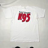 Vintage 90's K95 Today's Country Radio Station Promo T-Shirt