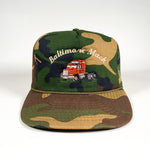 Vintage 80's Baltimore Mack Camo Hat