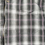 Vintage Y2K Utility Plaid Zip-Up Boxy Fit Shirt