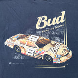 Vintage Y2K Dale Earnhardt Jr. Budweiser #8 NASCAR Racing T-Shirt