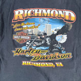 Modern 2007 Harley Davidson Richmond Biker Pocket T-Shirt