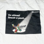 Vintage Y2K Microsoft eXtreme Sneak Peek Promo T-Shirt