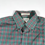 Vintage Y2K LL Bean Plaid Button Up Shirt