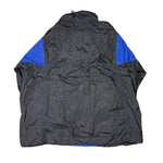 Vintage 90's FUBU Black & Blue 1/4 Zip Nylon Windbreaker Jacket