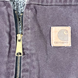 Vintage 90’s Carhartt Tundra Aztec Fleece-Lined VP173 Mocha Brown Vest