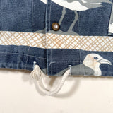 Vintage 90's Michigan Rag Co. Seagull Print Hooded Jacket