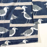 Vintage 90's Michigan Rag Co. Seagull Print Hooded Jacket