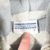 Vintage 90's Michigan Rag Co. Seagull Print Hooded Jacket