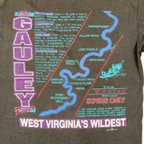 Vintage 1991 Gauley River West Virginia Whitewater Rafting T-Shirt