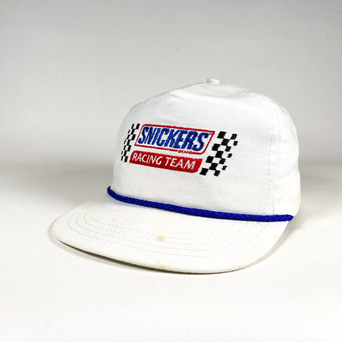 Vintage 90's Snickers Brand Racing Team Hat