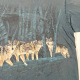 Vintage 90's Wolf Pack Nature Graphic T-Shirt