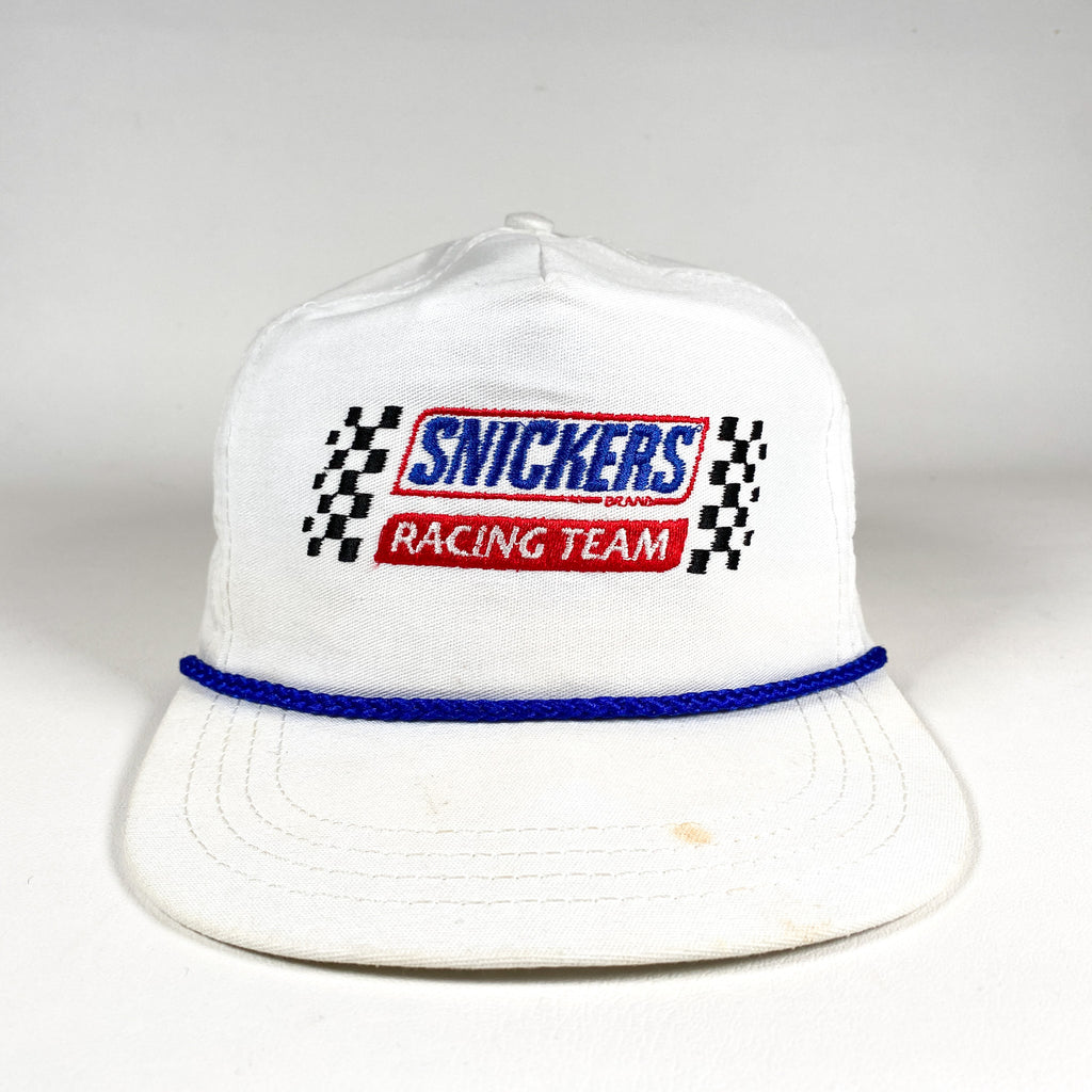 Snickers Racing Cap Vintage 90's Snickers Brand Racing Team Hat – CobbleStore Vintage