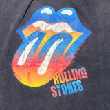 Vintage 2001 Rolling Stones Tongue Band Cropped T-Shirt