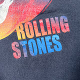 Vintage 2001 Rolling Stones Tongue Band Cropped T-Shirt