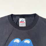 Vintage 2001 Rolling Stones Tongue Band Cropped T-Shirt