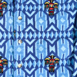 Vintage 90's Nautica Chamois Tribal Totem Button Up Shirt