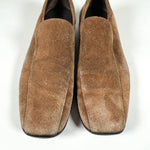 Vintage Y2K Prada Scamosciato Suede Slip-On Women’s Loafer Shoes