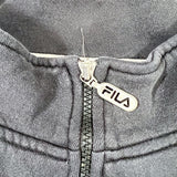 Vintage 90's FILA Black Quarter Zip Sweatshirt